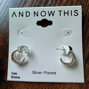 And Now This Crystal Hoop Earrings